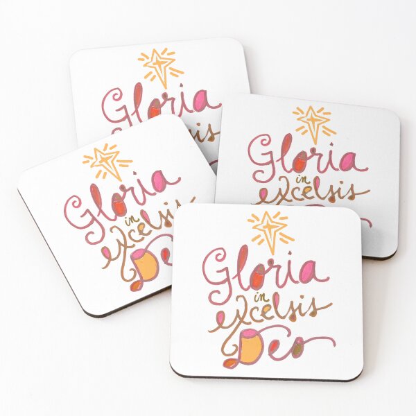 Item preview, Gloria in Excelsis Deo Boho Christmas Lettering designed and sold by MaryKunzGoldman.