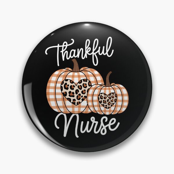 Item preview, Thankful Nurse Leopard Print Pumpkin Thanksgiving Day Nurse designed and sold by PeteHomenick.
