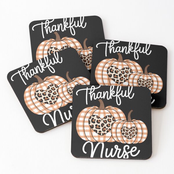 Item preview, Thankful Nurse Leopard Print Pumpkin Thanksgiving Day Nurse designed and sold by PeteHomenick.
