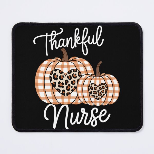 Item preview, Thankful Nurse Leopard Print Pumpkin Thanksgiving Day Nurse designed and sold by PeteHomenick.