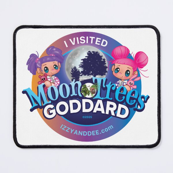 Item preview, Izzy and Dee Adventures - Moon Trees Goddard designed and sold by MetroINKbooks.