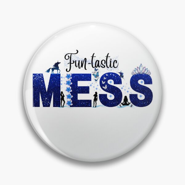 Item preview, Fun-tastic Mess Blue – The Cool Mess designed and sold by PixelByHajni.