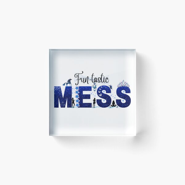 Item preview, Fun-tastic Mess Blue – The Cool Mess designed and sold by PixelByHajni.
