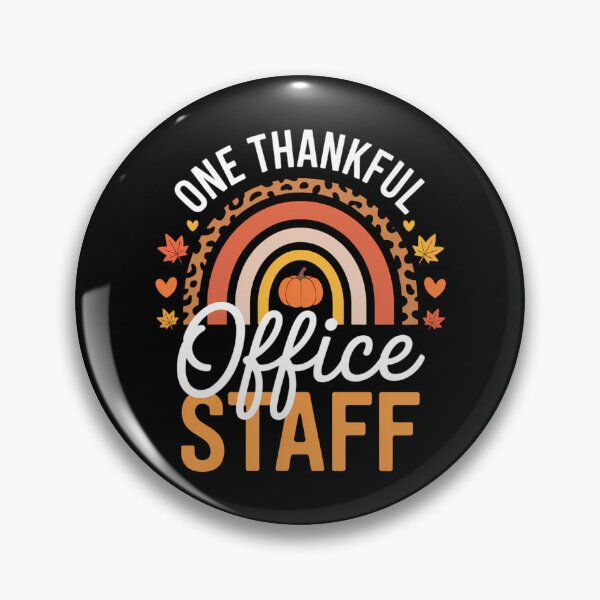 Item preview, Thankful Office Staff Thanksgiving School Secretary Office designed and sold by PeteHomenick.
