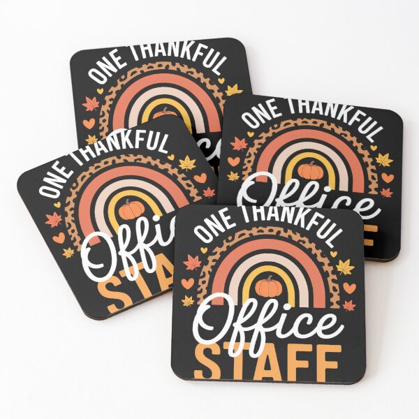 Item preview, Thankful Office Staff Thanksgiving School Secretary Office designed and sold by PeteHomenick.