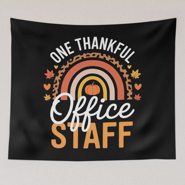 Item preview, Thankful Office Staff Thanksgiving School Secretary Office designed and sold by PeteHomenick.