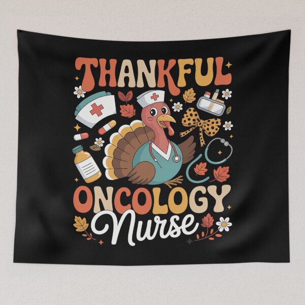 Item preview, Thankful Oncology Nurse Thanksgiving Fall Autumn Nurse designed and sold by PeteHomenick.