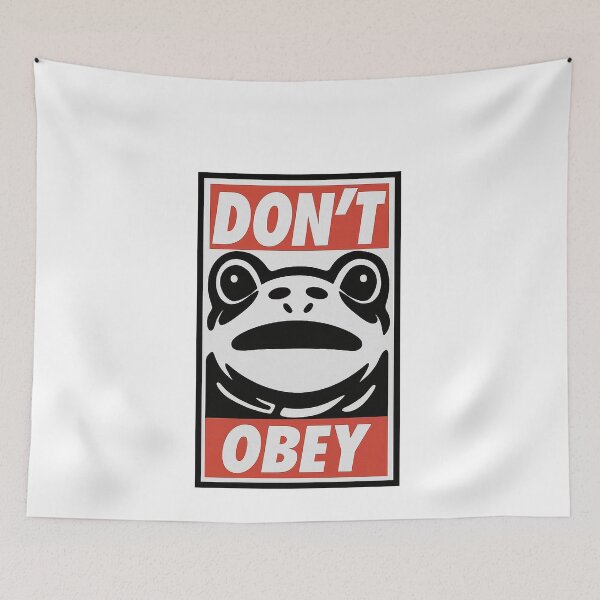 Item preview, Portland Frog Demands That You Don't Obey designed and sold by margamPagenberg.