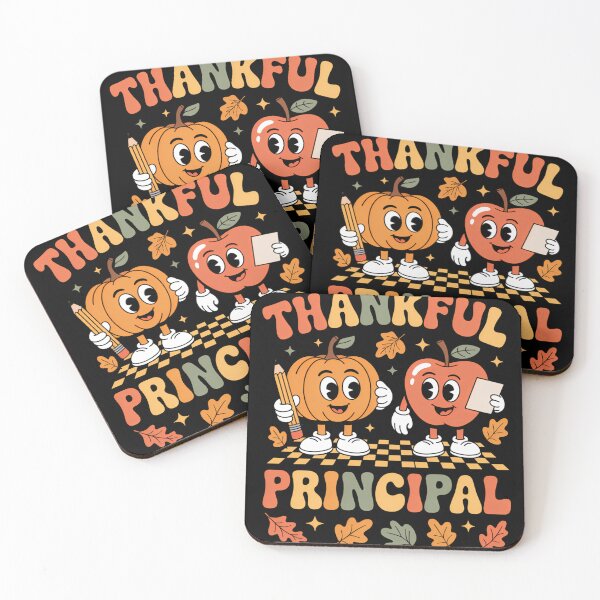 Item preview, Thankful Principal Retro Thanksgiving School Principal Fall designed and sold by PeteHomenick.