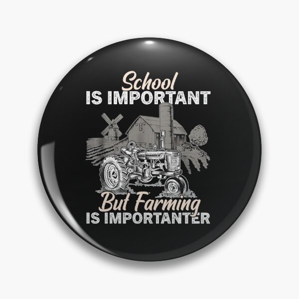 Item preview, Vintage Tractor "Farming Is Importanter" T-Shirt designed and sold by TinaMDedrick.