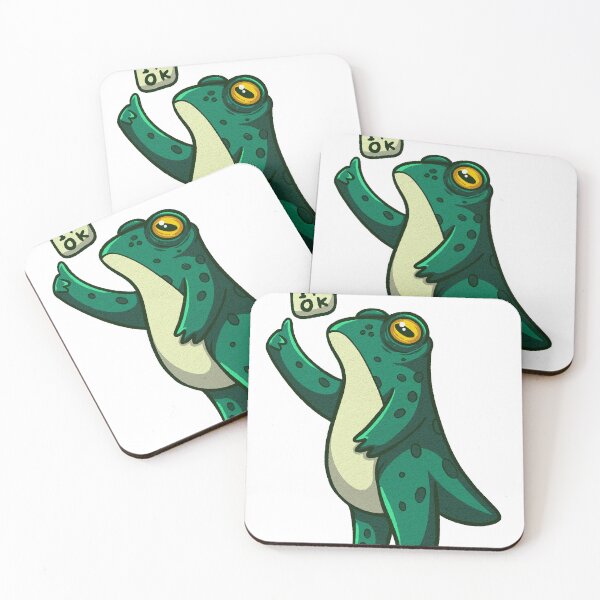 Item preview, Frog I'm Ok  designed and sold by twelvestd.