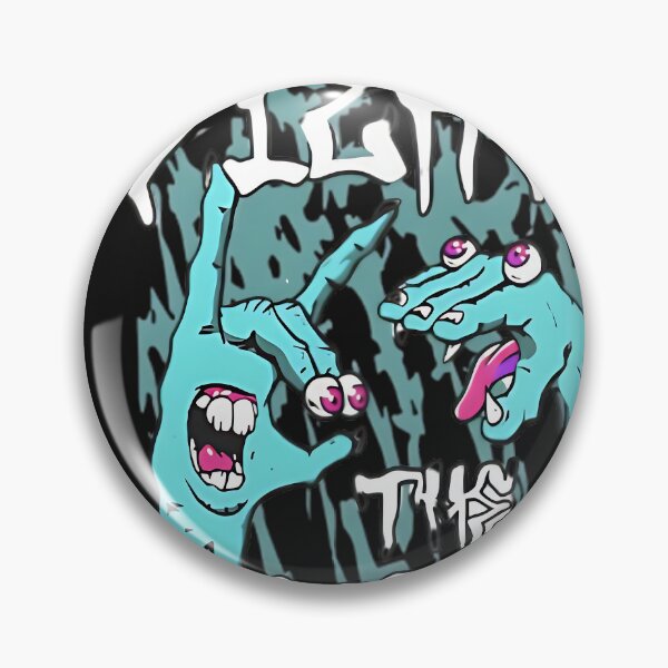 Item preview, Pierce the Ugly Graphic Tee | Punk Rock Streetwear Shirt | Edgy Horror Hand Art T-Shirt designed and sold by BuzzersFashio.