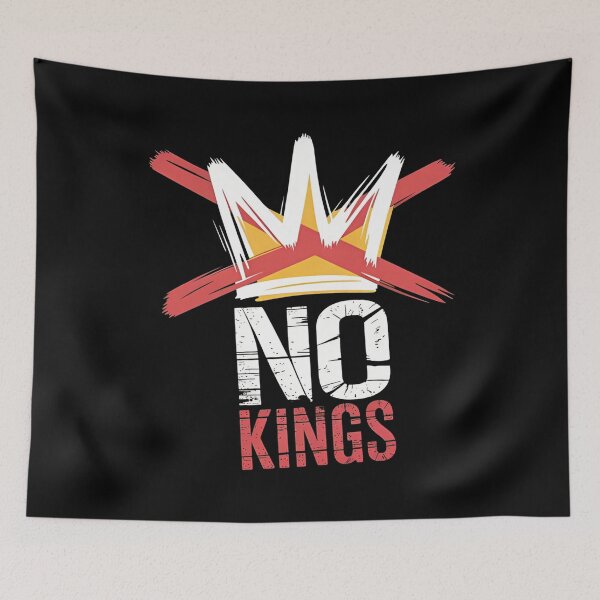 Item preview, No Kings – Anti Authoritarian, Pro Democracy Protest designed and sold by judithcooley.