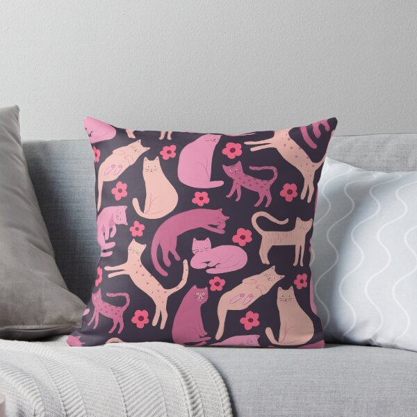 Item preview, Pink cats pattern designed and sold by SaryandSaff.