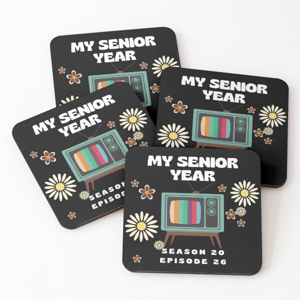 Item preview, My Senior Year Retro TV Vibe designed and sold by Seeshellspace Designs.