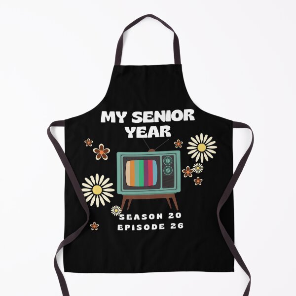 Item preview, My Senior Year Retro TV Vibe designed and sold by Seeshellspace Designs.