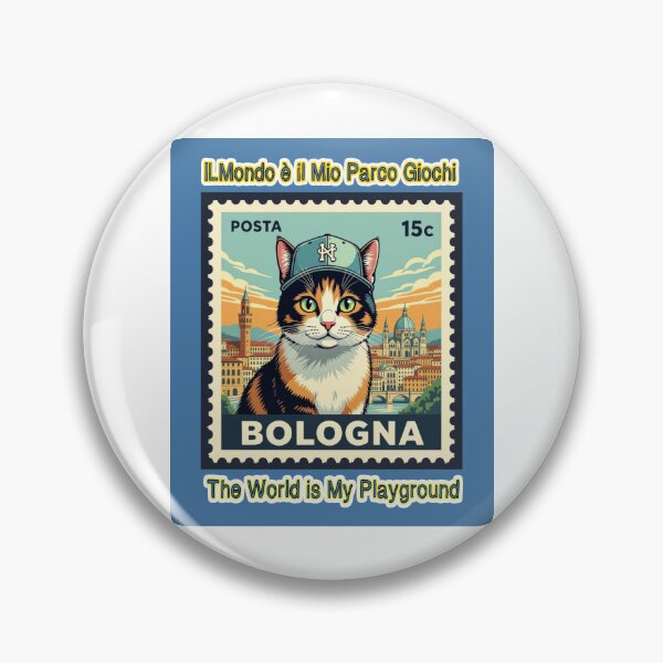 Item preview, Calico Cat, The World is My Playground Stamp Illustration T-shirt designed and sold by craftybegonia.