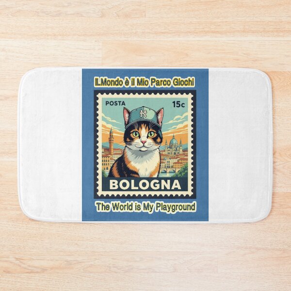 Item preview, Calico Cat, The World is My Playground Stamp Illustration T-shirt designed and sold by craftybegonia.