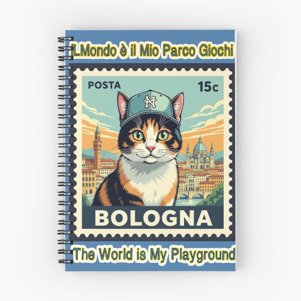 Item preview, Calico Cat, The World is My Playground Stamp Illustration T-shirt designed and sold by craftybegonia.