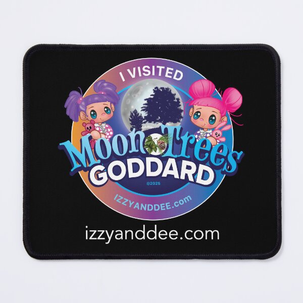 Item preview, Izzy and Dee Adventures - Moon Trees Goddard designed and sold by MetroINKbooks.