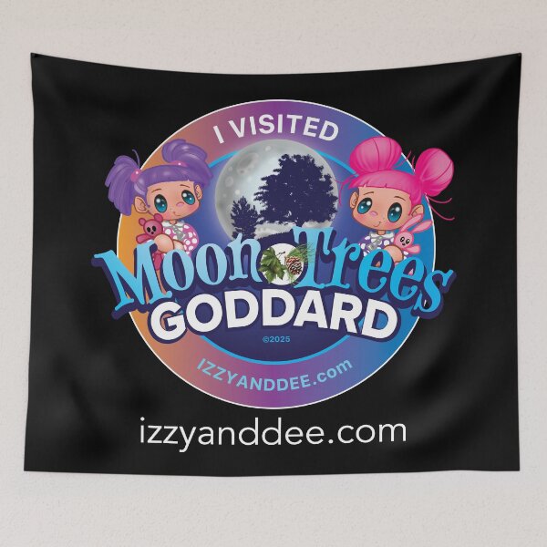 Artikelvorschau, Izzy und Dee Abenteuer - Moon Trees Goddard entworfen und verkauft von MetroINKbooks.