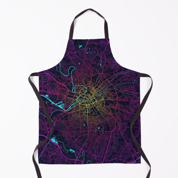 Item preview, Manchester City Map of England - Neon designed and sold by deMAP.