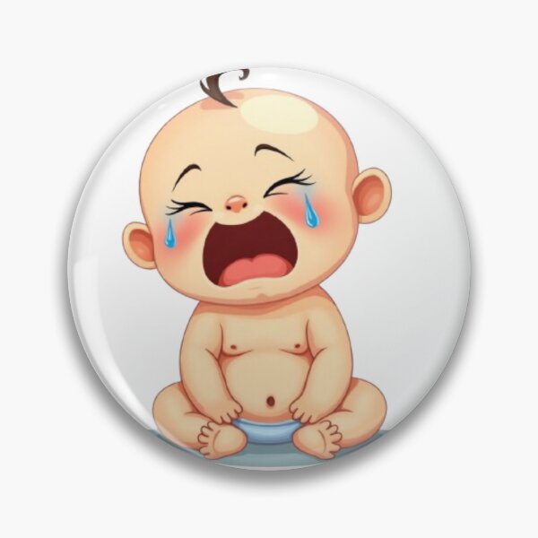 Item preview, Crying Baby: Parental Humor and Kawaii Crying | Cute and Crying designed and sold by DibuHumor.