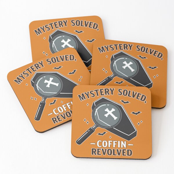 Item preview, Mystery Solved, Coffin Revolved – Funny Halloween Paralegal Design (1) designed and sold by InkoraLab.