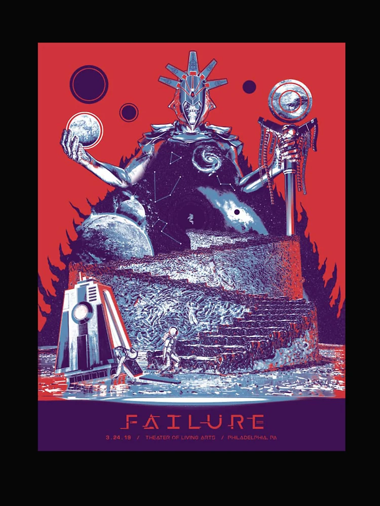 Thumbnail 4 of 4, Boxy T-Shirt, Failure Band designed and sold by BrodieBouges.