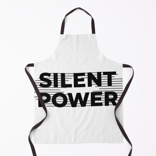 Item preview, SILENT POWER – Minimal Motivation Typography designed and sold by Happyfreedom.