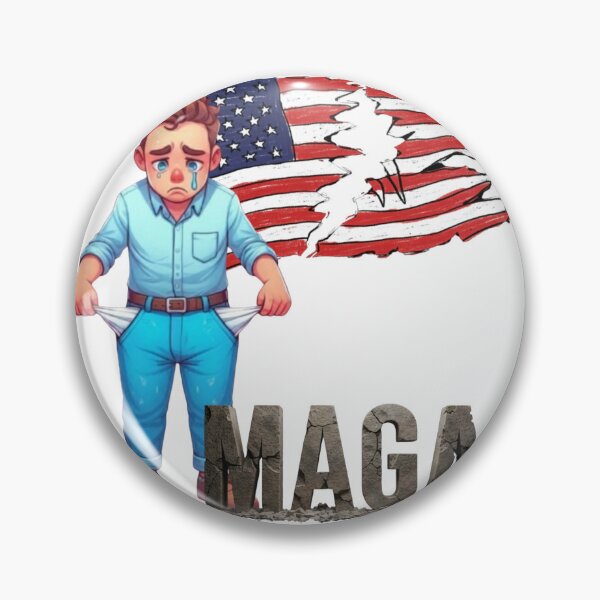 Item preview, Empty Pockets and Broken Flag: The Citizen Crisis | Satire of Political and Economic Disappointment designed and sold by DibuHumor.