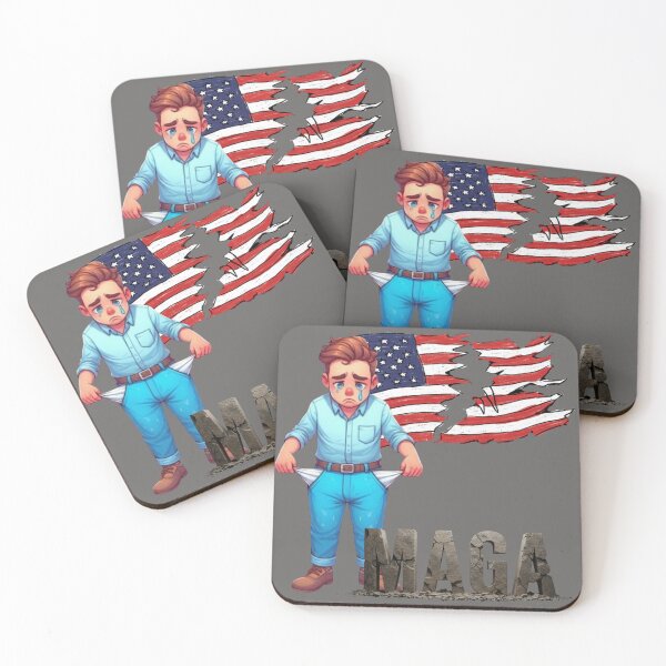 Item preview, Empty Pockets and Broken Flag: The Citizen Crisis | Satire of Political and Economic Disappointment designed and sold by DibuHumor.