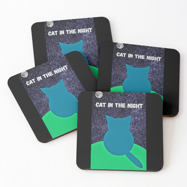 Item preview, CAT IN THE NIGHT designed and sold by GrindWardrobe.