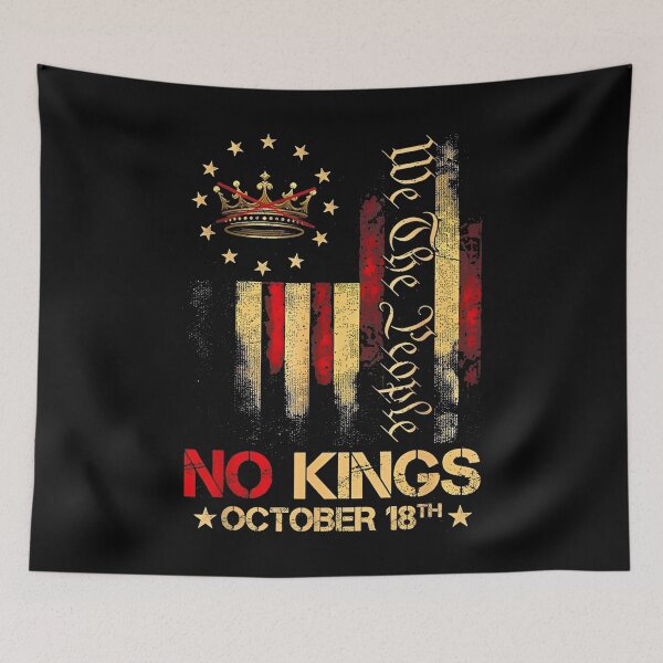 Item preview, No Kings in America,, Anti Trump, Crown No Kings designed and sold by judithcooley.