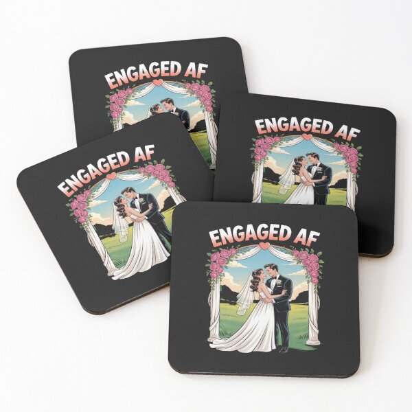 Item preview, Women Engaged AF Bridal Engagement designed and sold by CraftyCuttable.