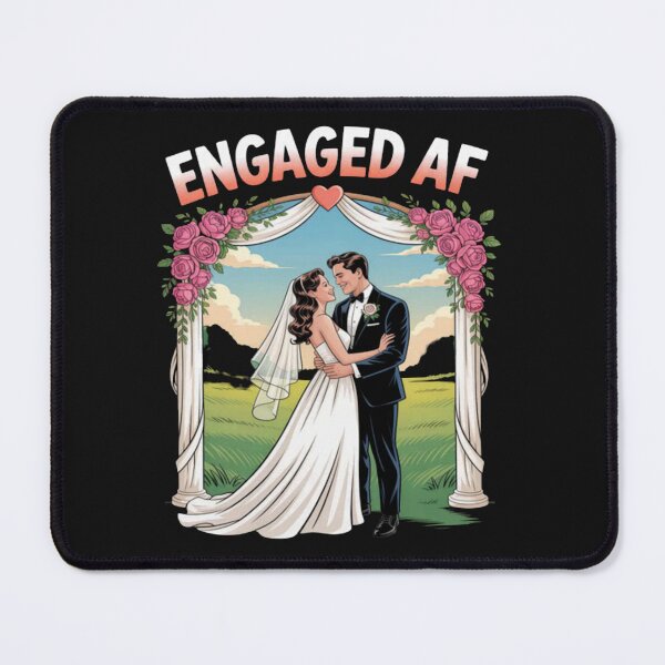 Item preview, Women Engaged AF Bridal Engagement designed and sold by CraftyCuttable.
