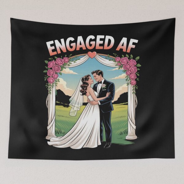 Item preview, Women Engaged AF Bridal Engagement designed and sold by CraftyCuttable.
