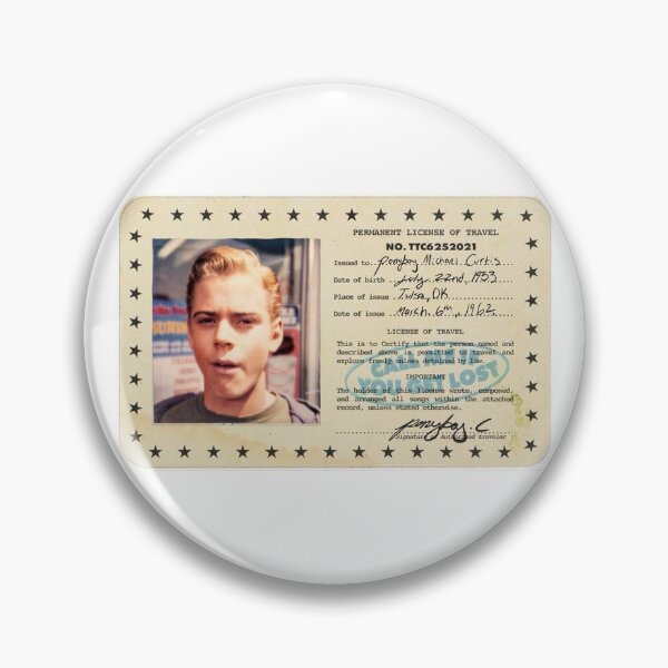 Item preview, Ponyboy Curtis's ID designed and sold by Ezzcreate.