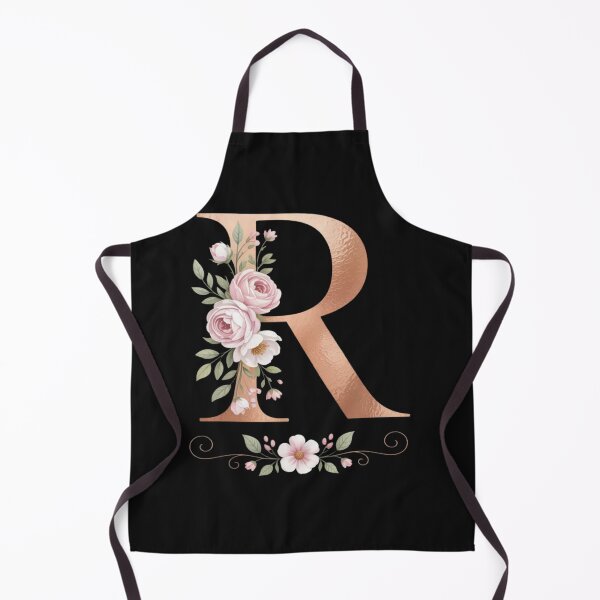 Item preview, WOMENS LETTER 'R' INITIAL WATERCOLOR DUSTY PINK ROSE FLOWER designed and sold by CraftyCuttable.