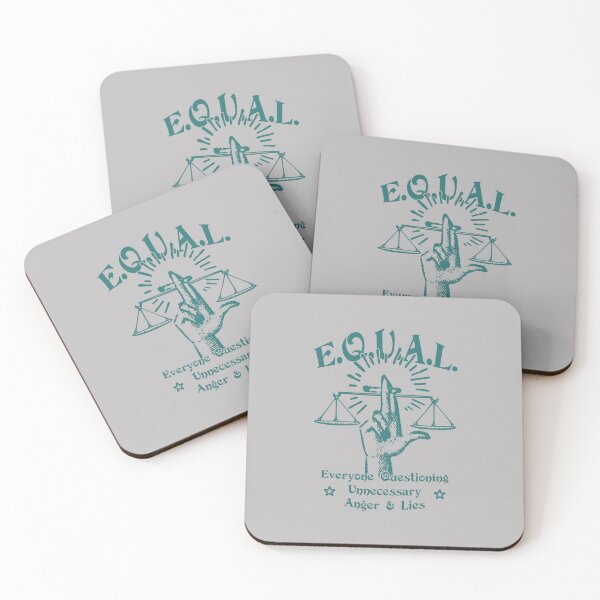 Item preview, E.Q.U.A.L. – Everyone Questioning Unnecessary Anger & Lies designed and sold by Milena R..