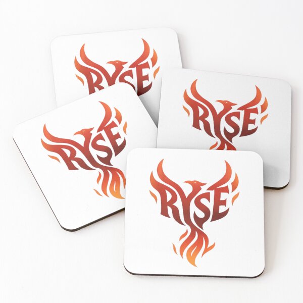 Item preview, Rise — Phoenix from Ashes, Letters Forming Fiery Bird designed and sold by Kony83.
