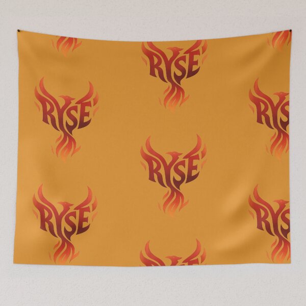Item preview, Rise — Phoenix from Ashes, Letters Forming Fiery Bird designed and sold by Kony83.