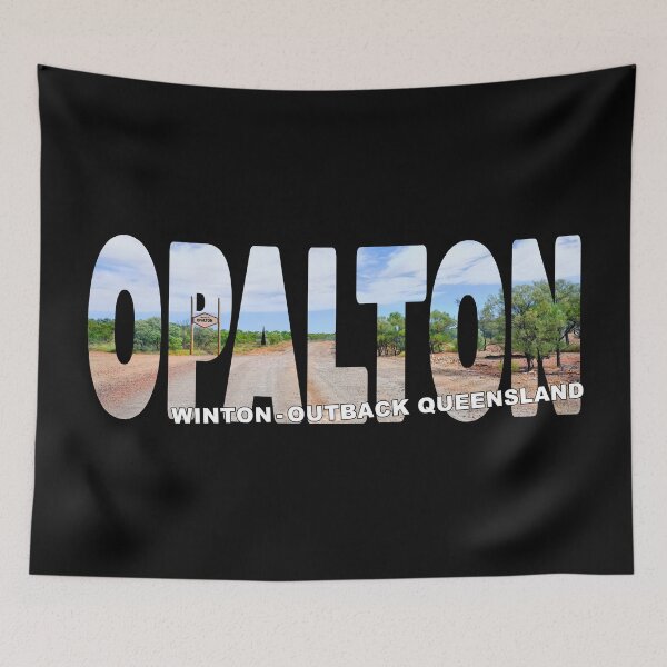 Item preview, OPALTON Winton Outback Queensland - Town Welcome Dirt Road designed and sold by Adam Gormley.