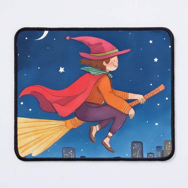 Item preview, “The Witch Who Flies Under the Stars” designed and sold by nighttime1990.