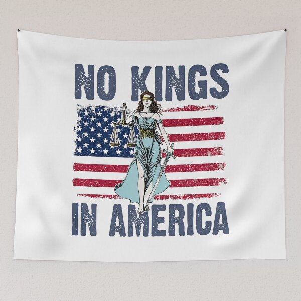 Item preview, Social Justice - We Have A Constitution Not A King, No Kings Protest, Anti MAGA designed and sold by judithcooley.