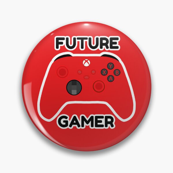 Item preview, Future Gamer Red Controller Design – Cute Gaming Art designed and sold by The Home Of Pink Peach.