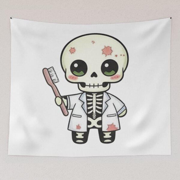 Item preview, Skeleton Doctor – Lab Coat designed and sold by LaiThaiPatterns.