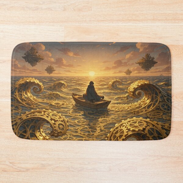 Item preview, Lone Traveler on the Sea of Time designed and sold by dewaaliverse.