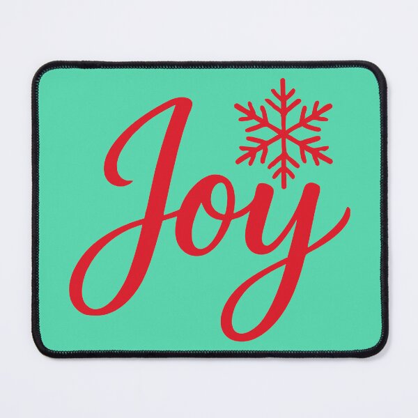 Item preview, Joy with Snowflake Christmas Script with Snowflake designed and sold by donwillisjrart.