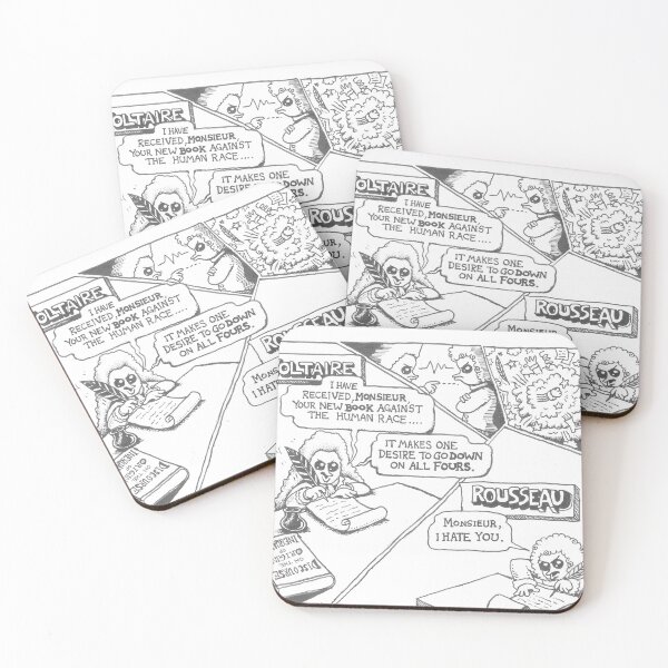 Item preview, Voltaire and Rousseau designed and sold by BjennyMontero.